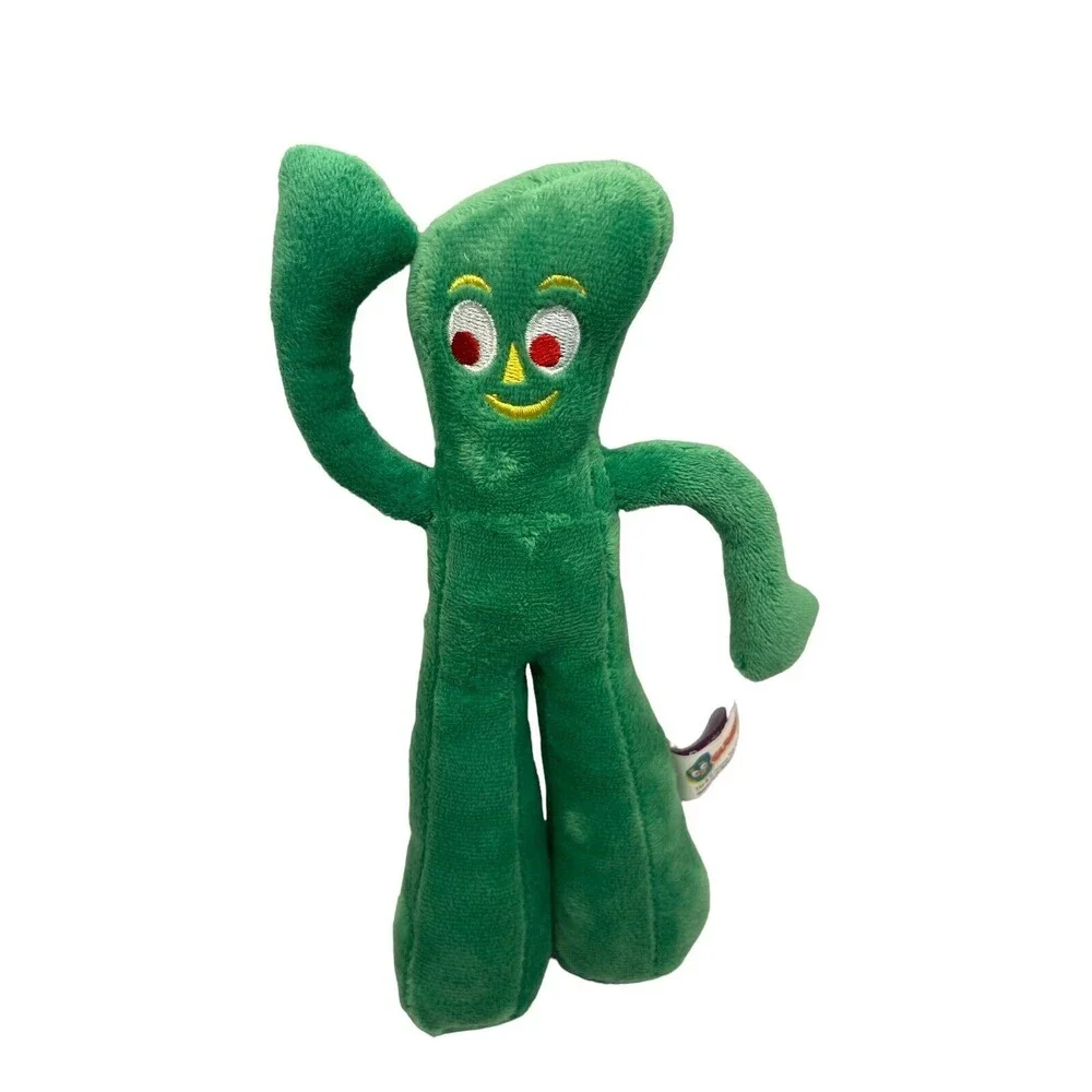 Multipet Gumby Dog Toy Plush Filled Green 9 inch Pack of 1